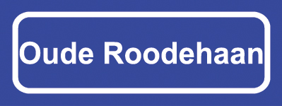 Koelkastmagneet plaatsnaambord Oude Roodehaan
