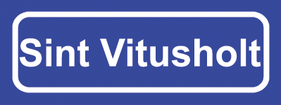 Koelkastmagneet plaatsnaambord Sint Vitusholt
