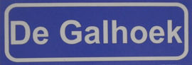 Koelkastmagneet plaatsnaambord De Galhoek