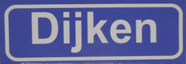 Koelkastmagneet plaatsnaambord Dijken