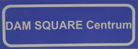 Koelkastmagneet plaatsnaambord Dam Square Centrum