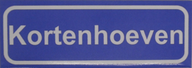 Koelkastmagneet plaatsnaambord Kortenhoeven