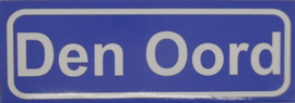 Koelkastmagneet plaatsnaambord Den Oord