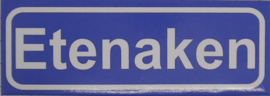 Koelkastmagneet plaatsnaambord Etenaken