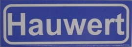 Koelkastmagneet plaatsnaambord Hauwert