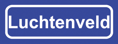 Koelkastmagneet plaatsnaambord Luchtenveld