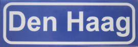 Koelkastmagneet plaatsnaambord Den Haag