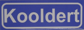 Koelkastmagneet plaatsnaambord Kooldert