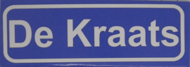 Koelkastmagneet plaatsnaambord De Kraats