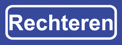 Koelkastmagneet plaatsnaambord Rechteren