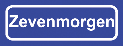 Koelkastmagneet plaatsnaambord Zevenmorgen