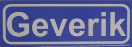 Koelkastmagneet plaatsnaambord Geverik