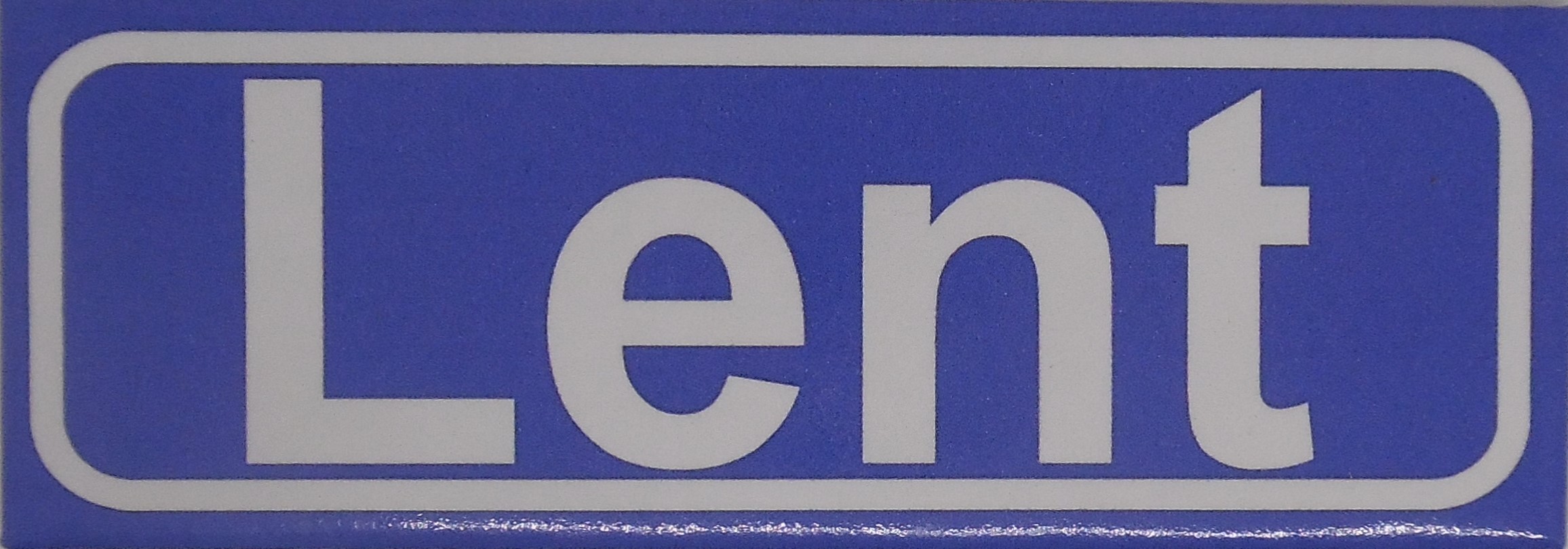 Koelkastmagneet plaatsnaambord Lent