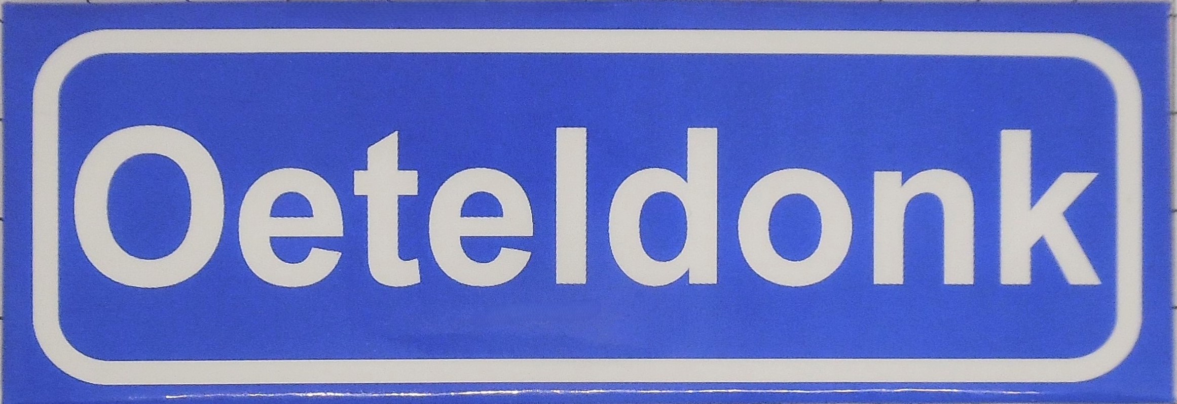 Koelkastmagneet plaatsnaambord Oeteldonk