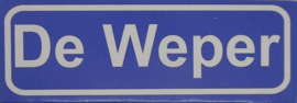 Koelkastmagneet plaatsnaambord De Weper