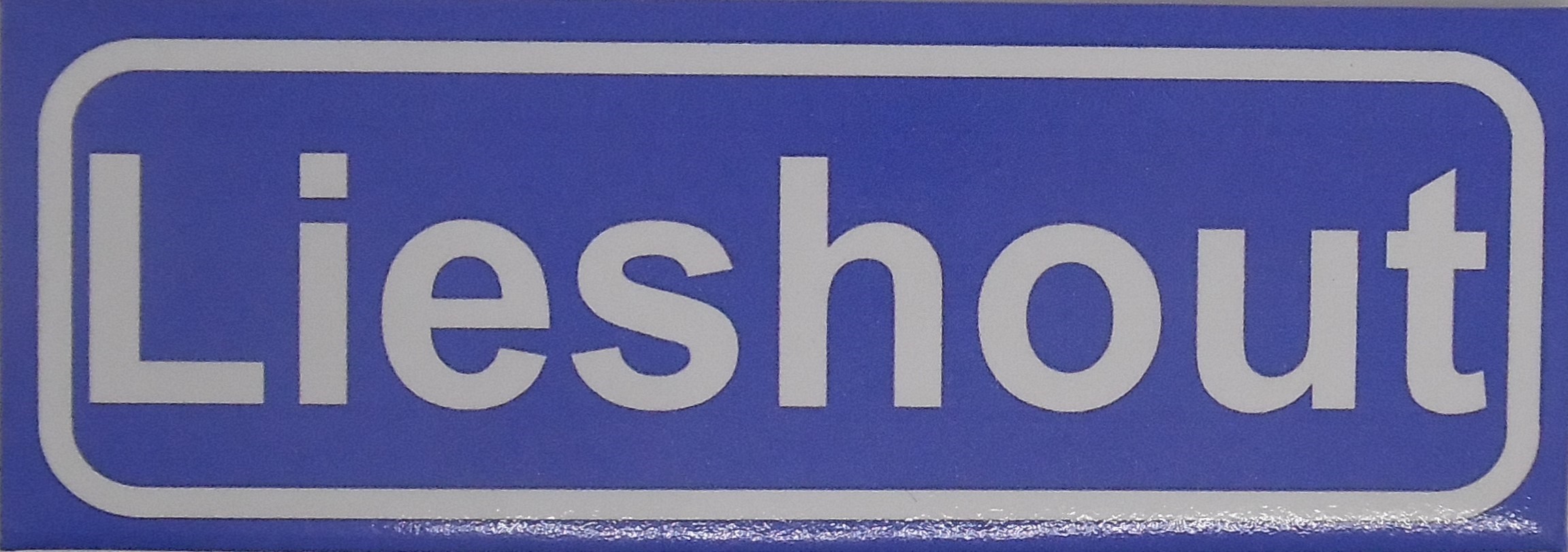 Koelkastmagneet plaatsnaambord Lieshout