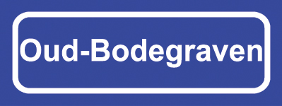 Koelkastmagneet plaatsnaambord Oud-Bodegraven