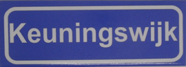 Koelkastmagneet plaatsnaambord Keuningswijk