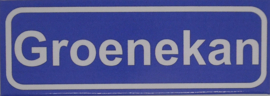Koelkastmagneet plaatsnaambord Groenekan