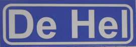 Koelkastmagneet plaatsnaambord De Hel