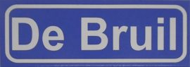 Koelkastmagneet plaatsnaambord De Bruil