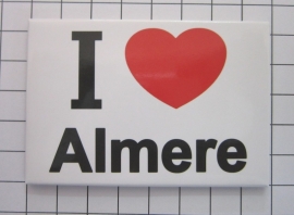 koelkastmagneet I ♥ Almere N_FL1.002