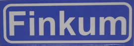 Koelkastmagneet plaatsnaambord Finkum
