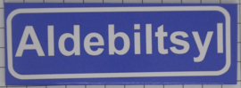 Koelkastmagneet plaatsnaambord Aldebiltsyl