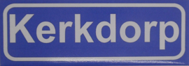 Koelkastmagneet plaatsnaambord Kerkdorp