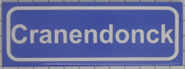 Koelkastmagneet plaatsnaambord Cranendonck