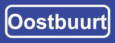 Koelkastmagneet plaatsnaambord Oostbuurt