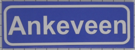Koelkastmagneet plaatsnaambord Ankeveen