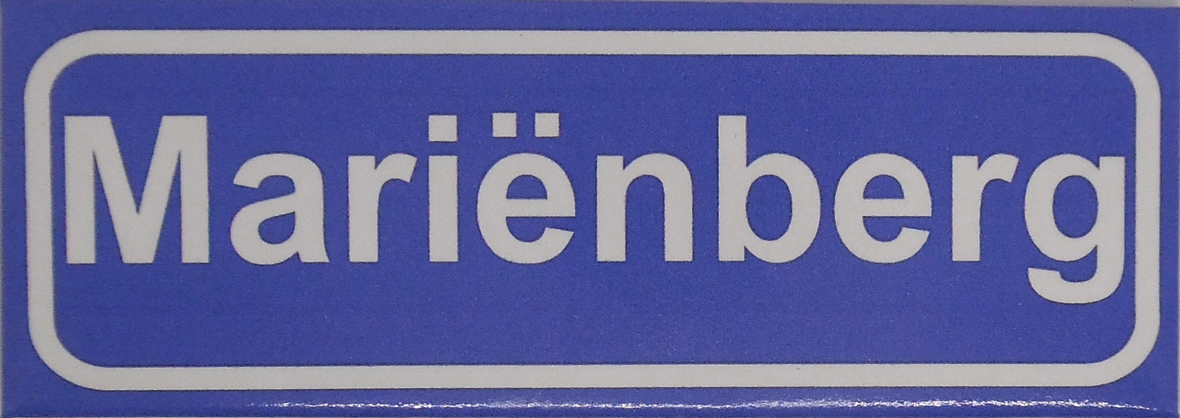 Koelkastmagneet plaatsnaambord Mariënberg