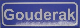 Koelkastmagneet plaatsnaambord Gouderak