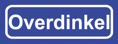 Koelkastmagneet plaatsnaambord Overdinkel