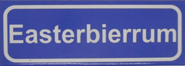 Koelkastmagneet plaatsnaambord Easterbierrum