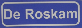 Koelkastmagneet plaatsnaambord De Roskam