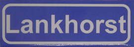 Koelkastmagneet plaatsnaambord Lankhorst