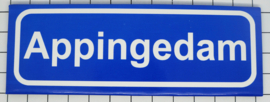 koelkastmagneet plaatsnaambord Appingedam P_GR5.0001