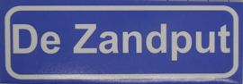 Koelkastmagneet plaatsnaambord De Zandput