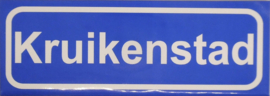Koelkastmagneet plaatsnaambord Kruikenstad