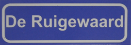 Koelkastmagneet plaatsnaambord De Ruigewaard
