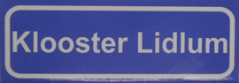 Koelkastmagneet plaatsnaambord Klooster Lidlum