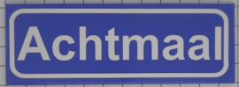 Koelkastmagneet plaatsnaambord Achtmaal