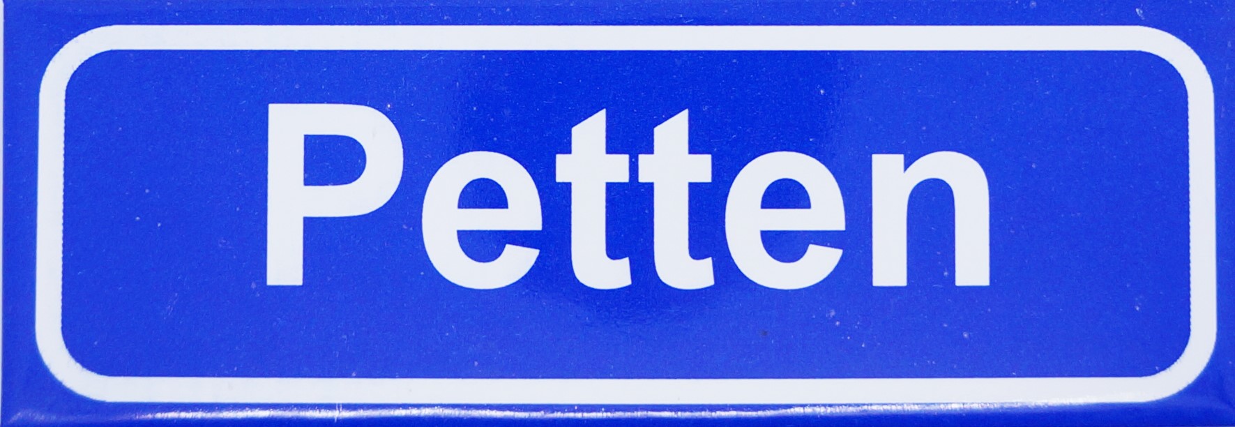 Koelkastmagneet plaatsnaambord Petten