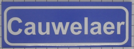 Koelkastmagneet plaatsnaambord Cauwelaer