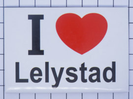 koelkastmagneet I ♥ Lelystad N_FL2.001