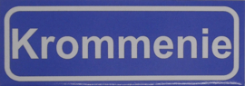 Koelkastmagneet plaatsnaambord Krommenie