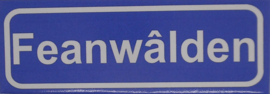 Koelkastmagneet plaatsnaambord Feanwâlden