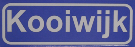 Koelkastmagneet plaatsnaambord Kooiwijk